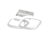 Lampy sufitowe - KASIA R63531931 lampa sufitowa dwa białe kwadraty LED 7W 4000K - miniaturka - grafika 1