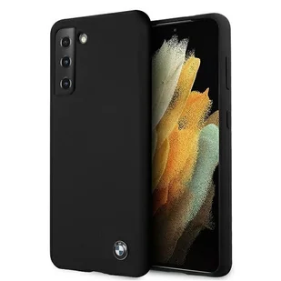 BMW Silicone Signature Etui na Samsung Galaxy S21 czarny BMW000332 - Etui i futerały do telefonów - miniaturka - grafika 1