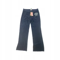 Spodnie damskie - Granatowe spodnie dresowe damskie JUICY COUTURE L - miniaturka - grafika 1