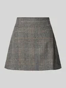 Spódnice - Spódnica mini z detalami z logo - miniaturka - grafika 1