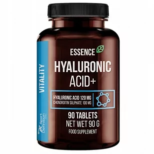 Kwas Hialuronowy Essence Hyaluronic Acid+ 90 tab. - Witaminy i minerały dla sportowców - miniaturka - grafika 1