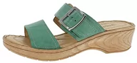 Klapki i japonki damskie - Andrea Conti Klapki damskie, zielone, 40 EU, Grün, 40 EU - miniaturka - grafika 1