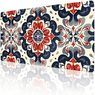 Podkładki pod mysz - DUŻA PODKŁADKA POD MYSZKĘ Dywan Kashan 100x50 TILT Na biurko - miniaturka - grafika 1