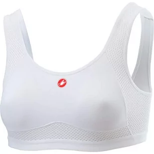 CASTELLI castelli Damski biustonosz sportowy Rosso Corsa Bra, biały, S 4518550 - Biustonosze - miniaturka - grafika 1