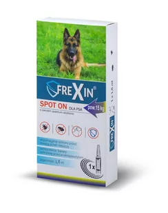 FREXIN FREXIN Krople przeciw ektopasożytom dla psa powyżej 15 kg 1,8 ml - Artykuły przeciw pasożytom - miniaturka - grafika 1