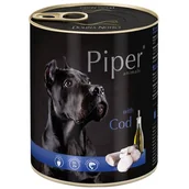 Mokra karma dla psów - Dolina Noteci PIPER z dorszem 800 g mokra karma dla dorosłych psów - miniaturka - grafika 1