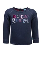 Bluzki damskie - Dziewczęca granatowa bluzka Lief z nadrukiem/Lief - miniaturka - grafika 1