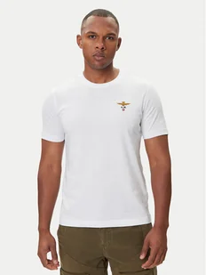 Aeronautica Militare T-Shirt 252TS1580UJ00372 Biały Regular Fit - Koszulki męskie - miniaturka - grafika 1