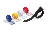 Inne akcesoria elektryczne - Opaska rzep do spinania kabli Durable CAVOLINE Grip Tie 200mm x 10mm mix kolorów 5szt. /503600/ DU1616-MIX - miniaturka - grafika 1