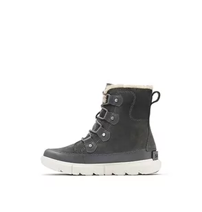 Sorel Damskie buty zimowe Explorer II Joan wodoodporne, Szary grill X Fawn, 36 EU - Śniegowce damskie - miniaturka - grafika 1