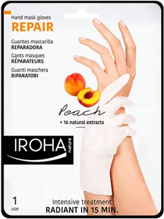 Iroha Iroha Repair Peach maseczka do rąk i paznokci - Kremy i maski do rąk - miniaturka - grafika 2