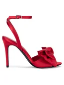 Sandały damskie - JENNY Sandały CWBFS117 Czerwony - miniaturka - grafika 1