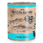 Mokra karma dla psów - Wiejska Zagroda Wiejska Zagroda Rybna uczta Mokra Karma dla psa op 800g - miniaturka - grafika 1