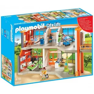 Playmobil Szpital dziecięcy z wyposażeniem 6657 - Klocki - miniaturka - grafika 1