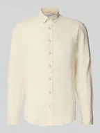 Koszule męskie - Koszula casualowa z kołnierzykiem typu button down - miniaturka - grafika 1