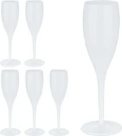 Kieliszki - relaxdays kieliszki do szampana plastikowe zestaw 6 sztuk - miniaturka - grafika 1