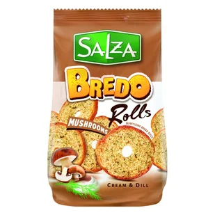 Salza bredo rolls pieczone krążki chlebowe z dodatkiem grzybów 70 g - Paluszki - miniaturka - grafika 1