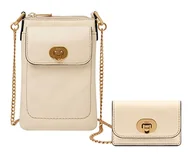 Torebki damskie - Fossil Womens Harper torba na ramię, biała, 10,8 x 2,5 x 17,1 cm (dł. x szer. x wys.), biały, 10.8 cm L x 2.5 cm W x 17.1 cm H - miniaturka - grafika 1