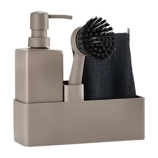 Ceramiczno-silikonowy stojak na akcesoria do mycia naczyń Singles – Zone - Pozostałe akcesoria kuchenne - miniaturka - grafika 1
