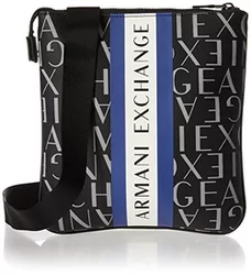 Armani Exchange A|X męska płaska torba crossbody ze skóry ekologicznej z  logo torba na ramię, czarna, rozmiar uniwersalny - Ceny i opinie na  Skapiec.pl