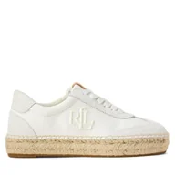 Espadryle damskie - Espadryle LAUREN RALPH LAUREN Luize 802959230001 Biały - miniaturka - grafika 1