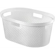 Kosze na bieliznę - Curver Kosz na pranie do magla INFINITY 39l biały 04755 - miniaturka - grafika 1