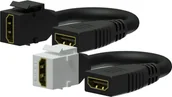 Złącza, przejściówki, adaptery - Adapter AV Procab HDMI - HDMI biały VCK450/W - miniaturka - grafika 1