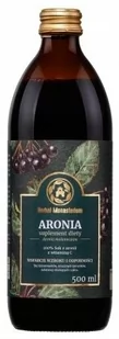 Herbal Pharmaceuticals Sok z Aronii 100% 500ml Herbal Monasterium - Soki i napoje niegazowane - miniaturka - grafika 1