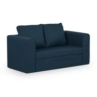 Sofy i kanapy - Sofa kanapa rozkładana 2 os MOCCA granatowa - miniaturka - grafika 1