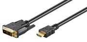 Kable - MicroConnect Kabel DVI-D HDMI 2 Czarny HDM191812 - miniaturka - grafika 1