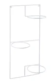 Kwietniki - Kwietnik ścienny wiszący potrójny biały 71 cm - miniaturka - grafika 1
