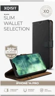 Etui i futerały do telefonów - Xqisit XQISIT NP Slim Wallet Selection Anti Bacterial for iPhone 14 Pro Black standard - miniaturka - grafika 1
