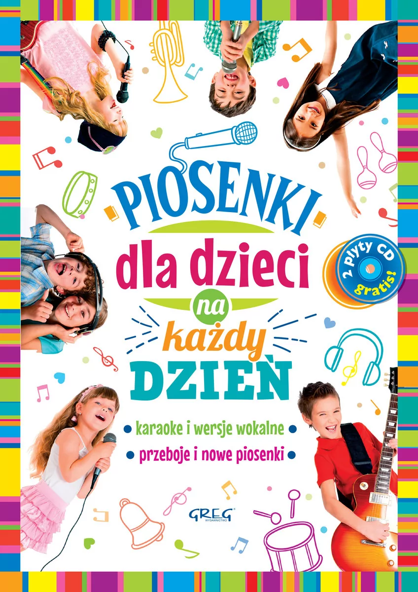 Greg Piosenki dla dzieci na każdy dzień + 2CD praca zbiorowa