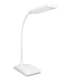 Lampy pozostałe - Orno Lampka biurkowa LED 6W b.ciepła 3000K (300lm) biała TOPAZ - miniaturka - grafika 1