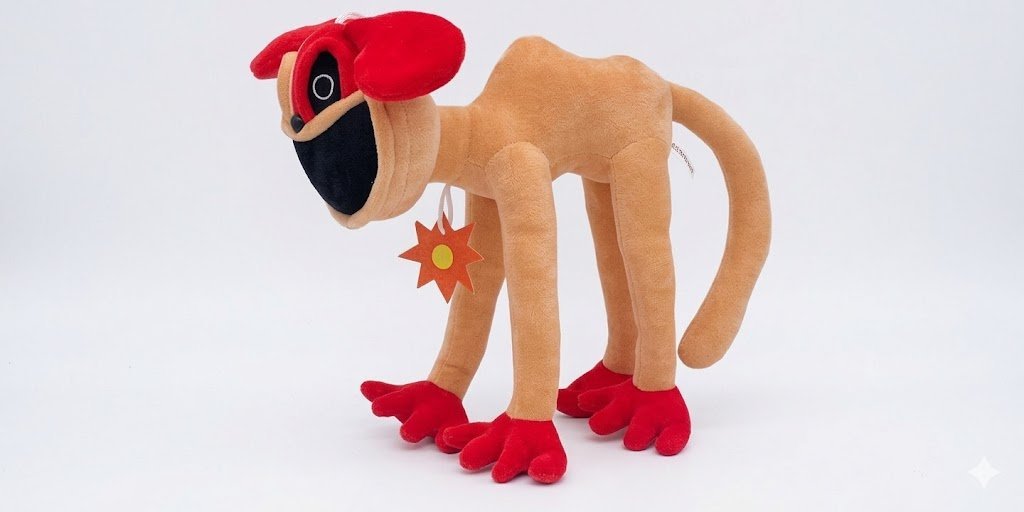 Maskotka Pluszowa Horror 30 cm – Tajemnicze Stworzenie z Czerwonymi Uszami