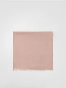 Czapki damskie - Reserved - Gładki szal - pastelowy róż - miniaturka - grafika 1