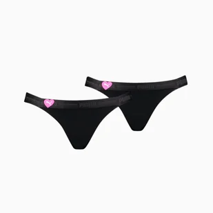 PUMA STRINGI HEART 2-PACK 93803401 r XS - Majtki damskie - miniaturka - grafika 1