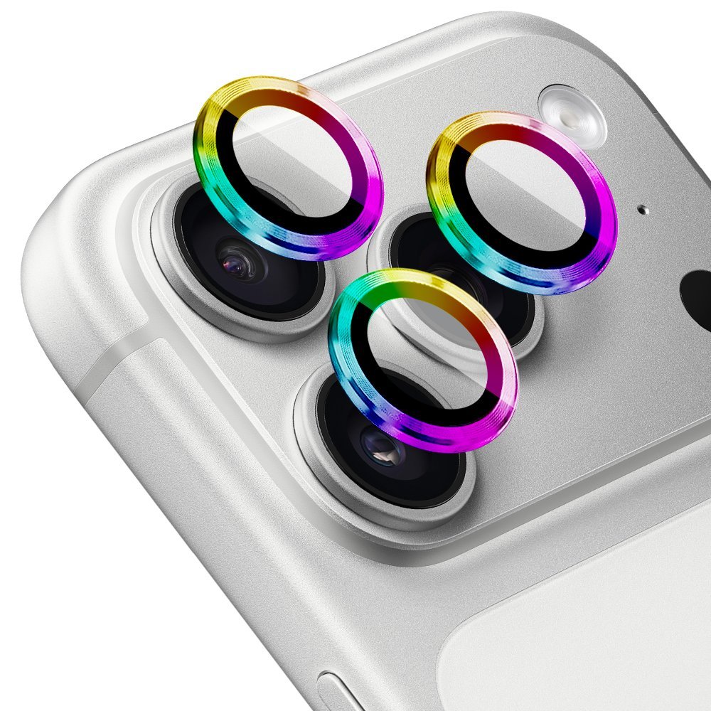 Osłona aparatu, szkło 9H do iPhone 17 Pro Max, 1 zestaw, kameleon