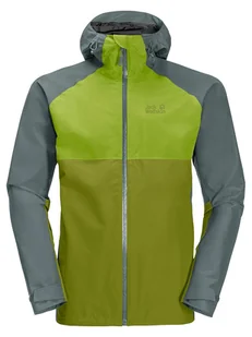 Jack Wolfskin Kurtka funkcyjna "Mount Isa" w kolorze zielono-szarym - Kurtki i kamizelki sportowe męskie - miniaturka - grafika 1