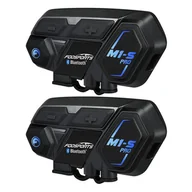 Interkomy - Interkom motocyklowy Fodsports M1-S Pro dwupak (czarny) - miniaturka - grafika 1