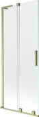 Parawany nawannowe - Mexen Velar L parawan nawannowy 2-skrzydłowy rozsuwany 80 x 150 cm, transparent, złoty szczotkowany - 896-080-003-01-55 - miniaturka - grafika 1