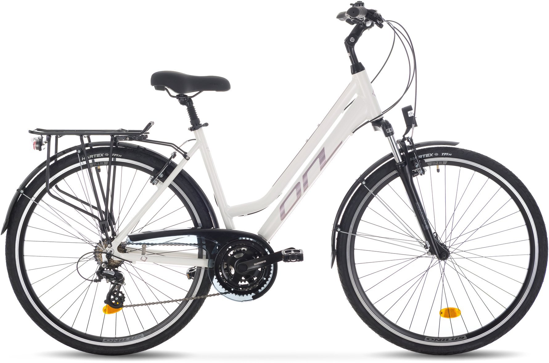 Onilus Rower trekkingowy damski ONILUS NAILA 2.0 28 cali biały 17