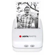 Drukarki - AgfaPhoto Realpix Pocket Printer Biała SB6154 - miniaturka - grafika 1