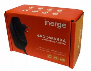 Ładowarka 12V 2A INERGE CHB-12-2-01+kabel+adapter - Ładowarki samochodowe - miniaturka - grafika 1