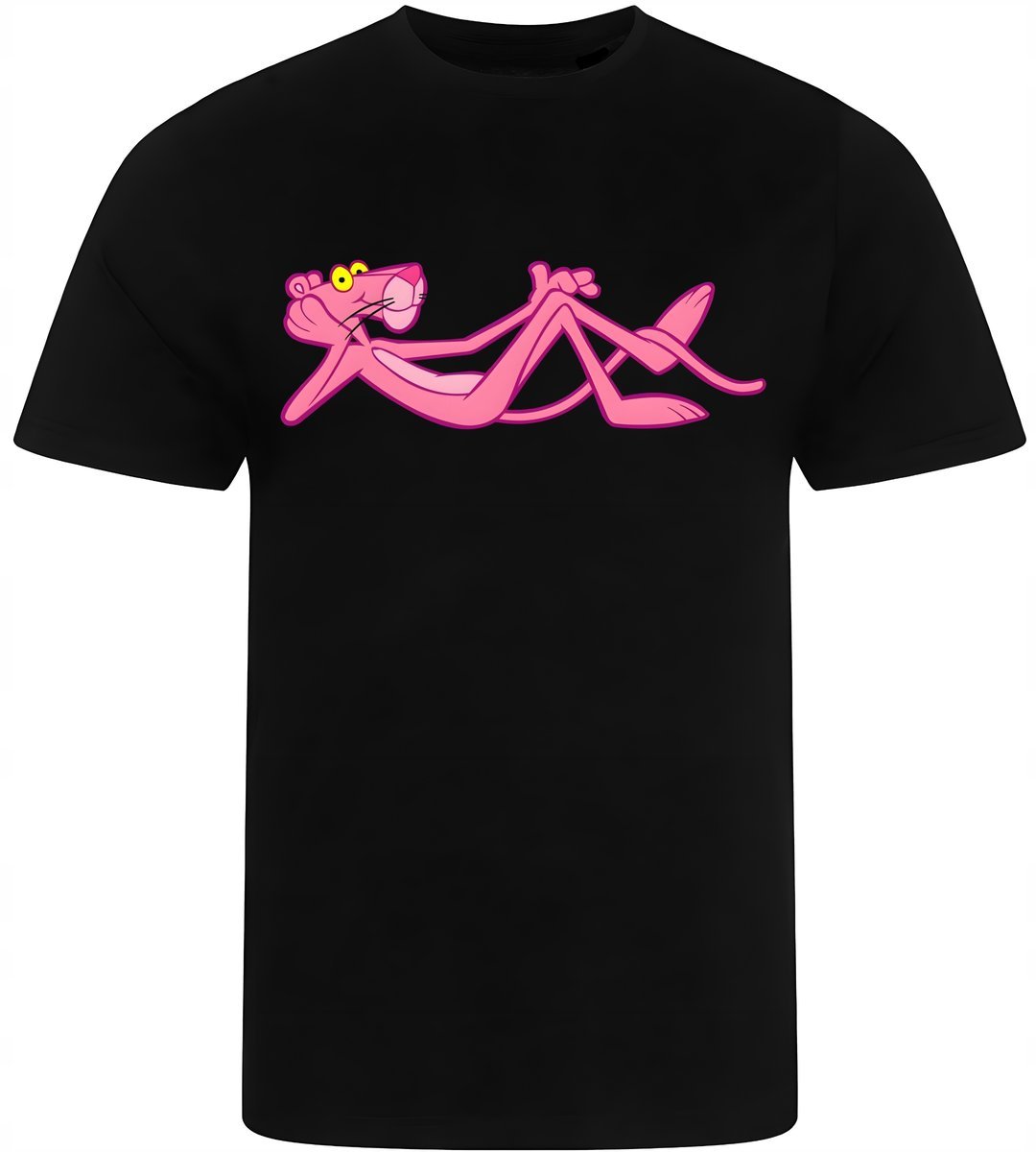 KOSZULKA MĘSKA NADRUK ŚMIESZNA RÓŻOWA PANTERA PREZENT PREMIUM L
