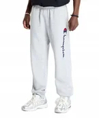 Spodnie męskie - SPODNIE męskie dresowe CHAMPION 220293-EM021 dresy sportowe szare XL - miniaturka - grafika 1