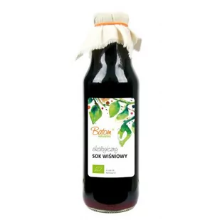 Batom SOK WIŚNIOWY NFC BIO 750 ml - - Zdrowa żywność - miniaturka - grafika 1