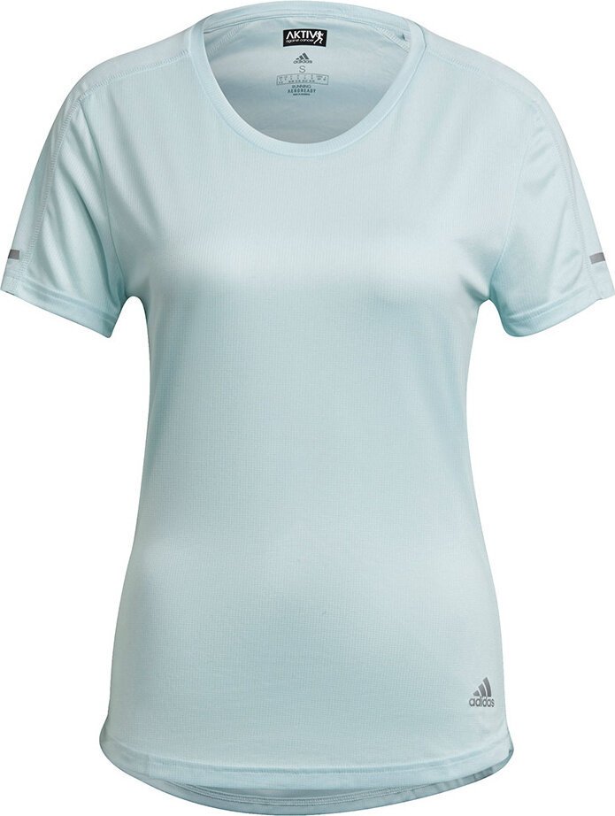 Koszulka damska adidas Run It Tee miętowa H31028-M