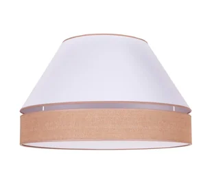 Duolla - Lampa sufitowa AVIGNON 3xE27/15W/230V śr. 60 cm biały/brązowy - Lampy sufitowe - miniaturka - grafika 1