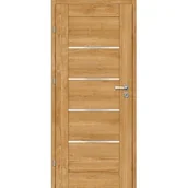 Drzwi wewnętrzne - Skrzydło drzwiowe Vinci 80L dąb karmelowy 10 - miniaturka - grafika 1